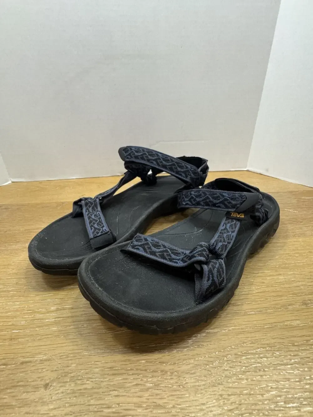 Teva Men's Hurricane 4 Wavy Trail Navy Blue Hiking Sandals 1093379 Size 11